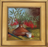 Evergreen and Berry Red by Averill Jones