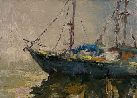 Twilight Mooring by Allison Doke