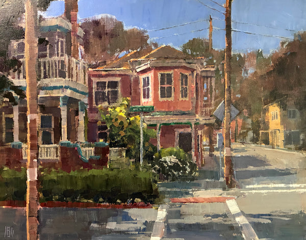 "Colorful houses/victorian district" by John Guernsey