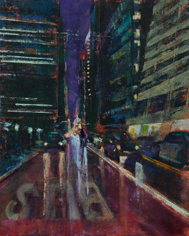 "42nd Street Bus Lane" by Celeste McCollough