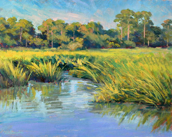 "Sunlit Marsh" by Keith Burgess