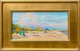 "Beach Umbrellas, Moody Skies" by Lori Keith Robinson