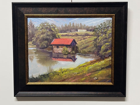 "Mercier pond." by Ken W. Breier