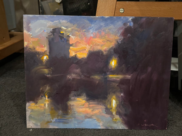 "Duck Pond at Dusk" by Ryan Jensen