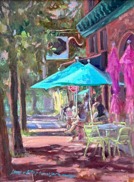 "STOP and Grab a Bite on Bull" by Lori Keith Robinson
