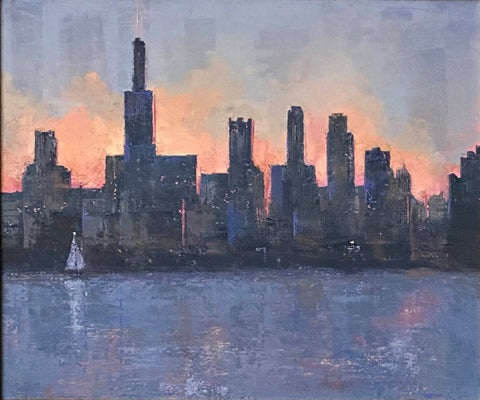 "Sunset Cruise (Chicago)" by Celeste McCollough