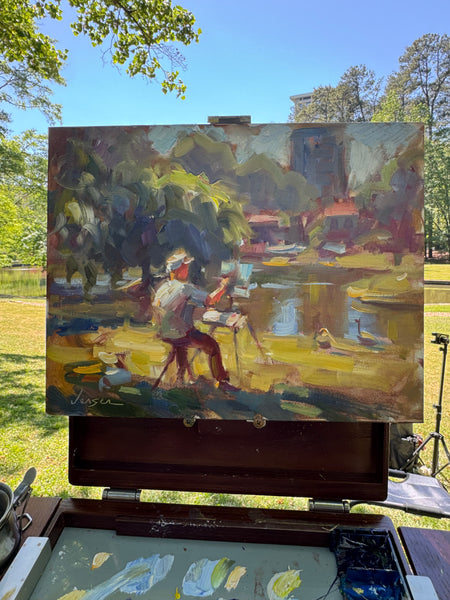 "Painting the Duck Pond" by Ryan Jensen