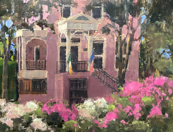 "Pink house/historic district" by John Guernsey