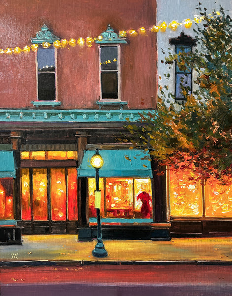 "Lights on Broughton Street" by Julia Kamenskikh