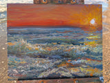 "Sunrise on the Beach - Tybee Island" by Josh Hatfield