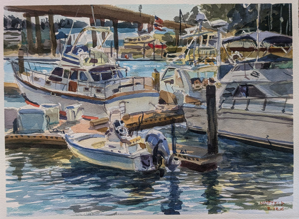 "View From Thunderbolt Boat Ramp" by Josh Hatfield